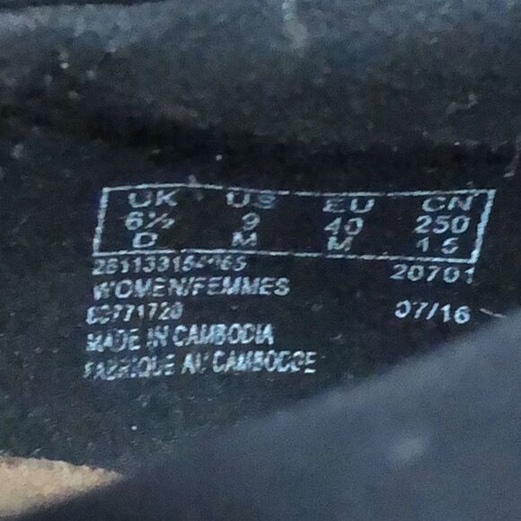 Womans Clarks Shoes Heels size 9 Black - Picture 2 of 4